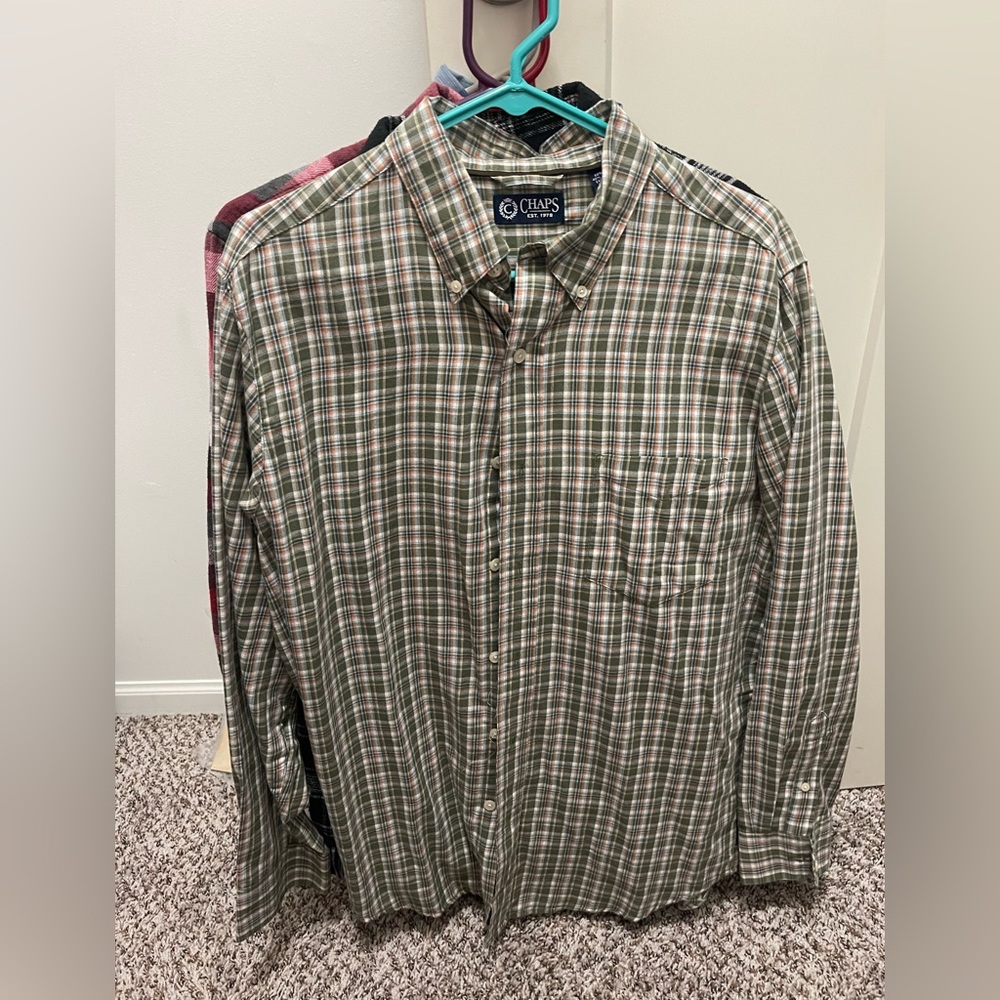 Men’s plain button up